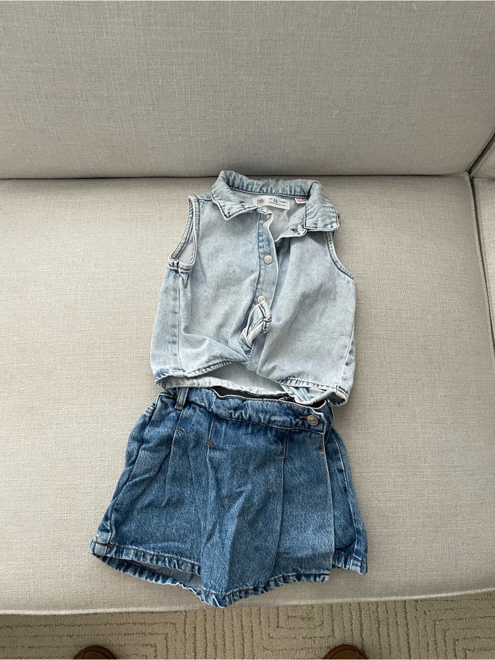 Zara denim outfit